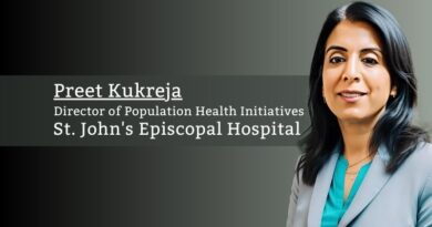 Preet Kukreja, Director, Population Health Initiatives, St. John's Episcopal Hospital